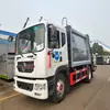 Fabricante de Caminhão Compactador de Lixo Montado na Traseira Vi Dongfeng Dolica D9 Yuchai 200 Cavalos 10-12 Metros Cúbicos Veículo Pronto