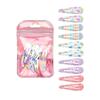 10 40 clip BB de color caramelo para niños, nuevo clip de gota con estampado en caliente, juego de pinzas para el cabello