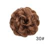 Moño de Peluca Moño Alto Rizado Accesorio para el Cabello Moño Rizado de Alta Temperatura Seda Cabello Largo Rizado