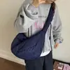 Ropa de Algodón Transfronteriza Bolso para Mujer Estilo Nuevo Bolso Dumpling Bolso de Axila Textura Estilo Occidental Bolso de Viaje Bolso Tote de Gran Capacidad Bolso de Hombro