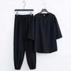 Ropa Budista Laica para Hombre, Conjunto de Ropa Lisa Zen de Estilo Chino, Ropa Taoísta de Algodón y Lino, Ropa para Adorar, Ropa Zen, Traje Tang de Meditación Zen para Mujer