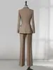 Traje de Otoño para Mujer Traje de Moda Elegante de Alta Gama Ropa de Trabajo para Gerente Ol Ropa de Trabajo Formal Profesional