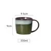Caneca de Cerâmica de Alta Qualidade Queimada em Forno Vintage, Xícara de Café para Uso Doméstico, Beber Água, Nova Xícara de Cerâmica 2026, Xícara de Café da Manhã para Escritório