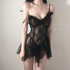 Ruolan Lingerie Sexy Pijama Transparente Uniforme de Sedução Perspectiva Tentação Quente Provocação Terno de Paixão 5066
