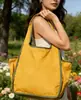 Bolsa de Compras Plegable Ecológica de Gran Capacidad para Mujer Bolso de Hombro Portátil Engrosado Bolsa para la Compra del Supermercado Bolsa de Viaje Bolso Tote Grande