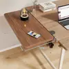Placa de extensión de escritorio, uso en oficina, no requiere taladro, panel de mesa extensible, soporte de brazo plegable, bandeja para teclado