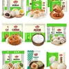 Comida de la Tienda Insignia de Panqueques Hechos a Mano Anjing: Shaomai, Bollos de Nueces, Bollos al Vapor de Azúcar Moreno, Bollos Semi-Terminados para Desayuno