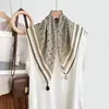 Pañuelo Cuadrado Vintage con Borlas Estampado Paisley Pañuelo para el Cuello con Colgante Estampado de Lunares y Anacardos Pañuelo de Seda con Flecos para Mujer Imitación de Algodón y Lino