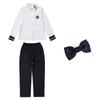 Uniforme escolar para estudiantes de primaria y secundaria, ropa de clase, nuevo traje de camisa para niños de estilo británico, nueva ropa de jardín de infantes, ropa de primavera y otoño.