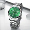Reloj de Cuarzo para Hombre de Acero Inoxidable, Lujo Ligero, Resistente al Agua, Simple y Versátil, Reloj para Hombre, Suministro Transfronterizo, Fábrica de Origen, Venta al por Mayor y Dropshipping