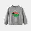 Suministro Transfronterizo 25 Años Otoño Nuevo Sudadera Redonda para Niños Dibujo Animado Animales Navideños Estampado Ropa para Niños y Niñas