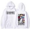 2025 Novo Outono e Inverno Exportação Estilo Americano Taylor Unissex Personagem Grafite Letra Moletom com Capuz