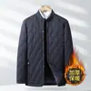 Chaqueta de Negocios Gruesa de Algodón con Cuello Alto para Hombre, Abrigo de Algodón para Hombre, Ropa Exterior, Chaqueta Casual de Alta Calidad, Chaqueta Acolchada de Algodón para Hombre