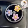 Perfumador de Carro Desenho Animado Flores Pequenas Decoração para Saída de Ar do Carro Aromaterapia Desodorante para Interior de Carro Fragrância Leve de Longa Duração Fragrância para Carro