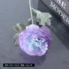 Flor de Lótus de Veludo Simulado de Cabeça Única, Nova Flor de Lótus para Decoração de Casamento, Flor de Lótus de Seda, Peônia de Veludo Atacado