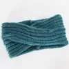 Accesorios para el Cabello Tejidos a Mano Más Vendidos en Europa y América Diademas, Diademas de Lana Cálida Suelta con Rayas Cruzadas Diagonales para Hombres y Mujeres