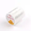 Cordón elástico para abalorios hecho a medida en stock, Hilo elástico transparente de cristal redondo para abalorios, Cordón elástico para pulseras, Cordón elástico de goma