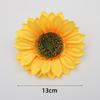 Cabeza de flor de girasol para baile, disfraz, sombrero, zapatos, accesorios para la cabeza, decoración, girasol, flor falsa, simulación de flor