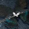 Pulsera de Mariposa Estilo Hada para Mujer con Diseño de Cadena de Doble Capa, Joyería de Nicho Simple de Moda Exquisita y Hermosa