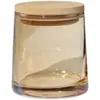 Em Estoque Copo Criativo Colorido para Sundae 270ml 9oz Copo para Vela Perfumada Copo Colorido de Vidro para Vela Vazio com Tampa