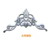 Líneas decorativas de pvc flor de esquina muebles europeos accesorios de plástico flor de esquina de plástico zapato suave tallado calcomanías para gabinete de vino marco