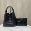 Cross-border estilo saco tecido feminino primavera e verão saco pequeno e leve feminino saco de grande capacidade cesta de legumes bolsa