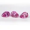 Cor moissanite 1-3 quilates gotículas de água em forma especial moissanite fabricantes de pedra nua spot atacado enviar instruções código da cintura