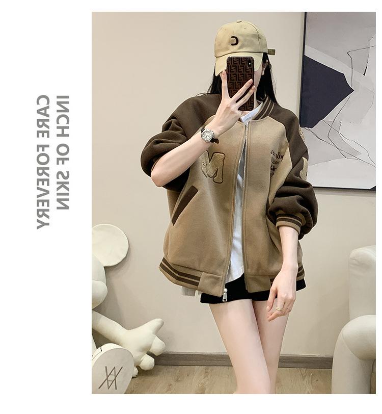 跨境淘货源分销2023秋冬季新款街头潮流减龄小个子爆款欧货网红款运动毛呢外套棒球服休闲运动气质休闲时尚流行新款秋冬装秋冬装女装时尚毛呢外套棒球服毛呢外套棒球服女装秋冬季毛呢外套棒球服女毛呢外套棒球服女女士运动服女装毛呢外套棒球服休闲毛呢外套棒球服秋冬季毛呢外套棒球服女装时尚毛呢外套棒球服盐系休闲毛呢外套棒球服女装2023百搭设计感小众洋气欧货阿里国际站跨境采购Cross-border, shopping source, distribution, 2023 autumn and winter new, street trends, age reduction, small, explosive, European goods, network red, sports woolen coat, baseball clothes, casual sports, temperament leisure, fashion popular, new autumn and winter wear, autumn and winter wear women's clothing, woolen coat, baseball clothes, women's autumn and winter, woolen coat, baseball clothes, Woolen coat baseball wear women, women's sportswear, women's woolen coat baseball wear, casual woolen coat baseball wear autumn and winter, women's fashion, salt department, casual woolen coat baseball wear women's wear, 2023 all match design sense, niche fashion, Ali International Station, cross-border procurement