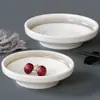 Plato Kaiba de Melamina Vajilla Plato para Restaurante Comercial Hotel Plato para Sopa Plástico Imitación Porcelana Plato Frío Redondo Creativo Plato Hondo