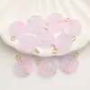 Botones Cheongsam Estilo Chino, Botones de Flor de Jade Imitación, Botones de Vidrio Retro para Traje Tang Hanfu Camisa, Botones Decorativos para Blusas