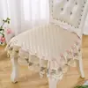 Almofadas para Mesa de Jantar e Cadeiras Estilo Europeu, Novas Almofadas de Assento de Inverno, Almofadas Ampliadas para Cadeiras de Jantar de Casa e Restaurante, Capas para Bancos