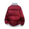 Chaqueta de Algodón con Cuello Alto para Hombre, Estilo Americano Casual Deportivo de Invierno con Tres Rayas, Ropa a Prueba de Frío, Ropa de Algodón Gruesa y Cálida para Pareja