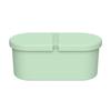 Divisória de Silicone Personalizada para Marmita Bento à Prova de Vazamento Caixa de Almoço Infantil com Tampa Caixa de Armazenamento de Molho para Salada Comida Frutas
