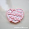 AMOR Corazón de durazno accesorios de resina DIY decoración de carcasa de teléfono móvil accesorios para el cabello horquilla pegatina de refrigerador colgante parche de caja de almacenamiento