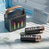 Altavoz Bluetooth inalámbrico K30 faro colorido micrófono dual micrófono de audio para karaoke todo en uno portátil para exteriores