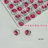 Decoraciones para Uñas con Pedrería Acabado Blanco K9, Pedrería Ovalada sin Base Hielo Azúcar Deslumbrante de Alta Gama, Accesorios de Pedrería para Uñas de Lujo Ligero