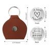 [Superventas] Pock Hug token abrazo de bolsillo moneda de acero inoxidable superventas transfronterizas letras europeas y americanas regalo estuche de cuero