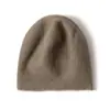 Gorro de Cachemir para Mujer 100% Cachemir Puro Otoño e Invierno Nueva Moda Versátil Tejido Cálido Gorro Protector para Orejas