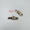 Botones Decorativos de Metal para Abrigo de Moda Tendencia, Gabardina, Vestido
