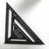 Regla Triángulo para Carpintería de Aleación de Aluminio al por Mayor Regla de Ángulo Recto Engrosada de 45 Grados Herramienta de Medición y Posicionamiento de Alta Precisión Directamente del Fabricante
