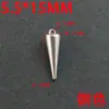 Pendente cônico pontiagudo de aço inoxidável tridimensional para DIY colar pulseira brincos pingente que não desbota acessórios de joias em aço titânio