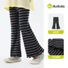 Roupas Infantis Dudu Calças para Meninas Roupa de Primavera Calças Flare para Bebê Menina Novo Estilo Primavera Calças Casuais para Meninas Modernas