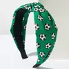 Diadema Deportiva con Estampado de Fútbol, Accesorio para el Cabello Simple Juvenil Versátil, Copa del Mundo