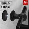 Meiyi succión de puerta sin perforaciones nuevo tope de puerta manija de puerta silicona anti-colisión dispositivo de succión de puerta fijo magnético fuerte touch de puerta de toalla sanitaria