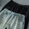 Jeans de pierna ancha holgados, estampados bordados lavados estilo retro americano transfronterizos para hombre, nuevo diseño de principios de primavera, modernos