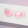 Gafas de Sol para Niños Nuevo Estilo Lindo Corazón Moda Tendencia Gafas para Bebé Estilo para Foto Gafas de Sol Anti-Uv para Niñas