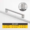 Manija Moderna Minimalista para Puerta de Gabinete, Manija de Acero Inoxidable 304, Manija Cepillada para Puerta de Armario de Lujo Ligero, Gabinete, Cajón de Armario