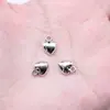 10x 7mm 0.76g plata antigua comercio exterior accesorios para joyería DIY colgante de amor