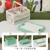 Cesta de Compras Plegable, Cesta de Picnic, Cesta de Almacenamiento Plegable, Artículos Esenciales para Acampar al Aire Libre, Cesta de Compras Portátil para Supermercado
