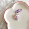 Lindo Colgante de Gato KT Niña Dibujo Animado Llavero Accesorios para Colgar en Bolsos de Niña Regalo Mejor Amigo Estudiante